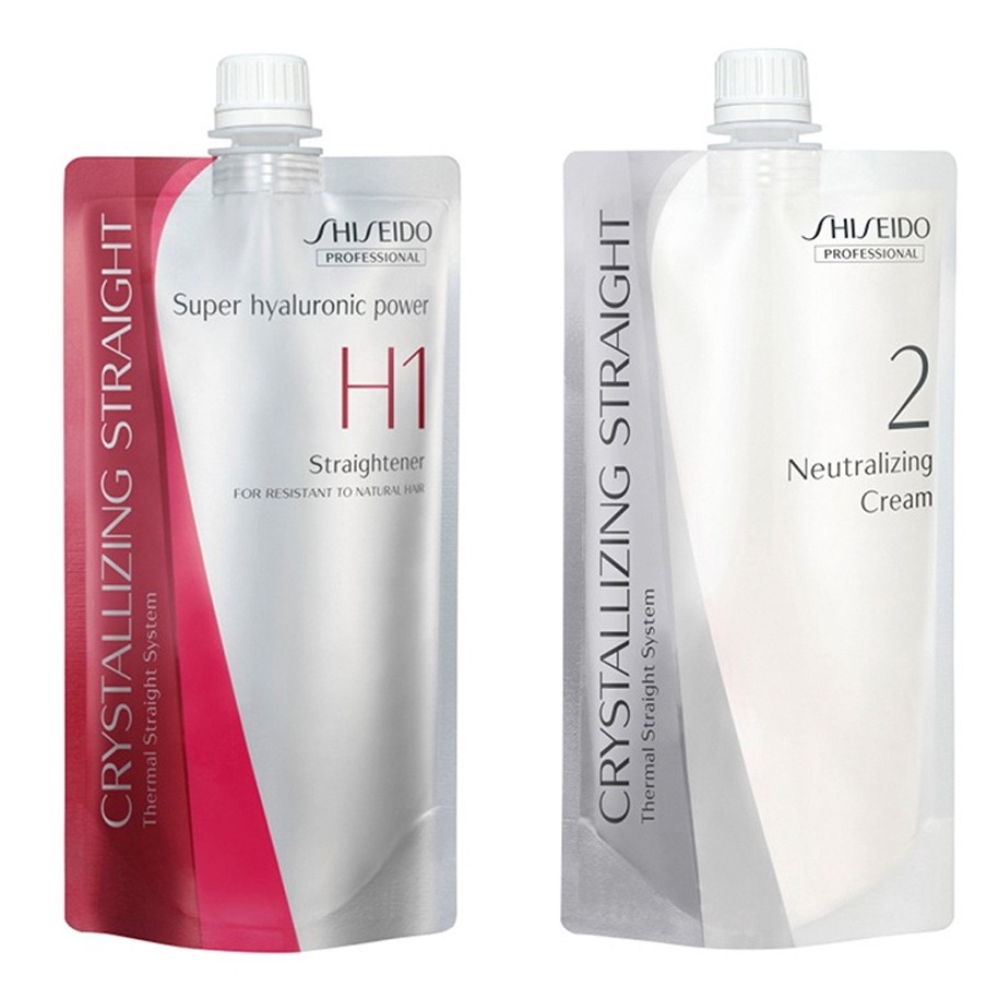 Shiseido Rebonding Crystallizing Straight H1+2 Hair Straightening Cream (For Resistant to