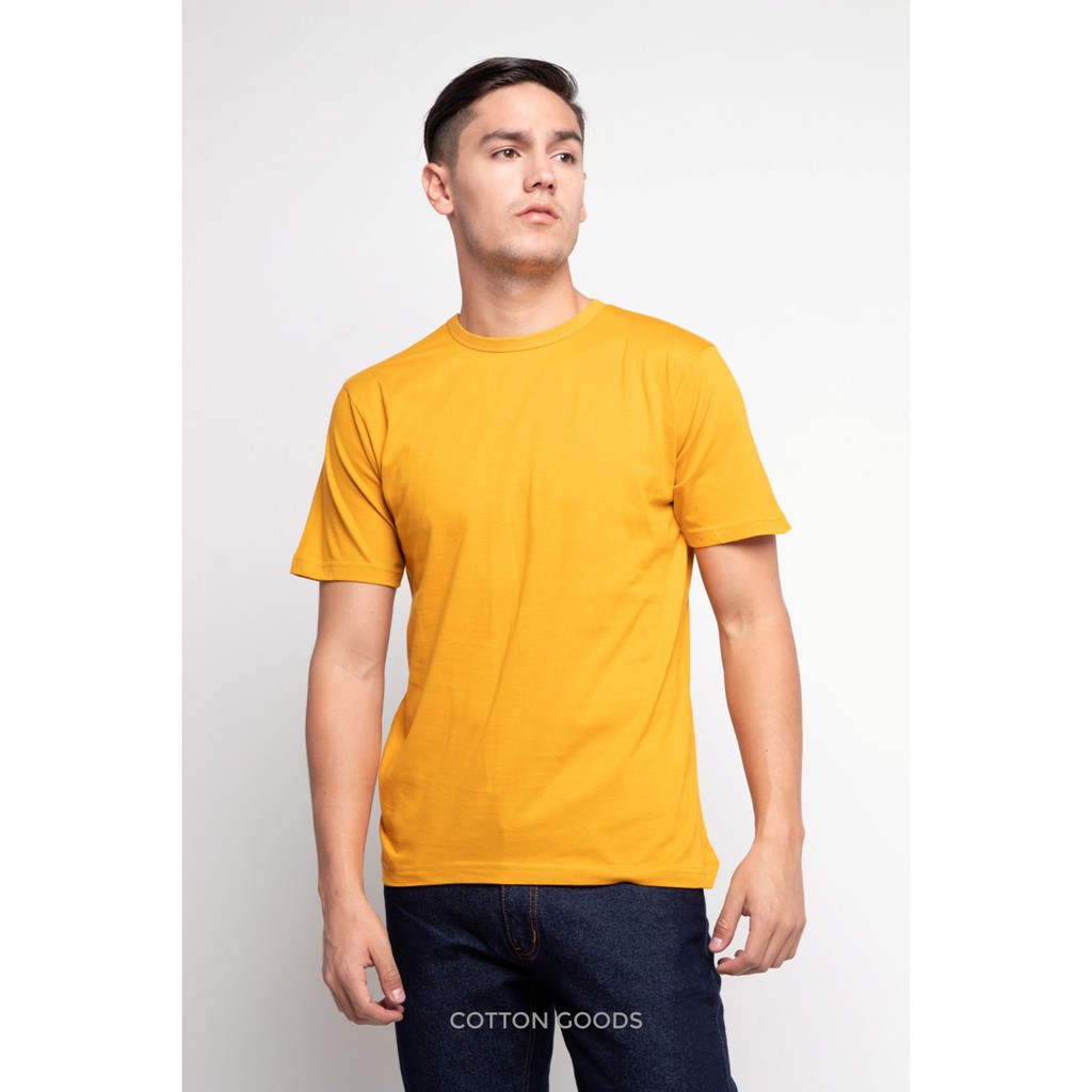 mustard yellow plain shirt