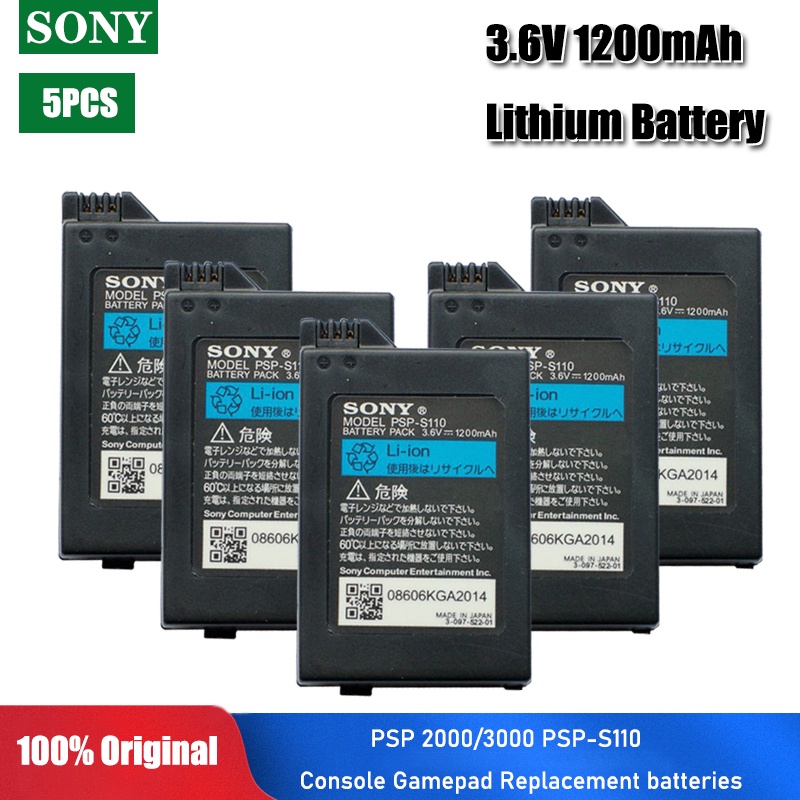 Sony 10mah 3 6v Lithium Ion Rechargeable Battery Pack Replacement For Sony Psp 00 3000 Psp S110 Console Shopee Singapore