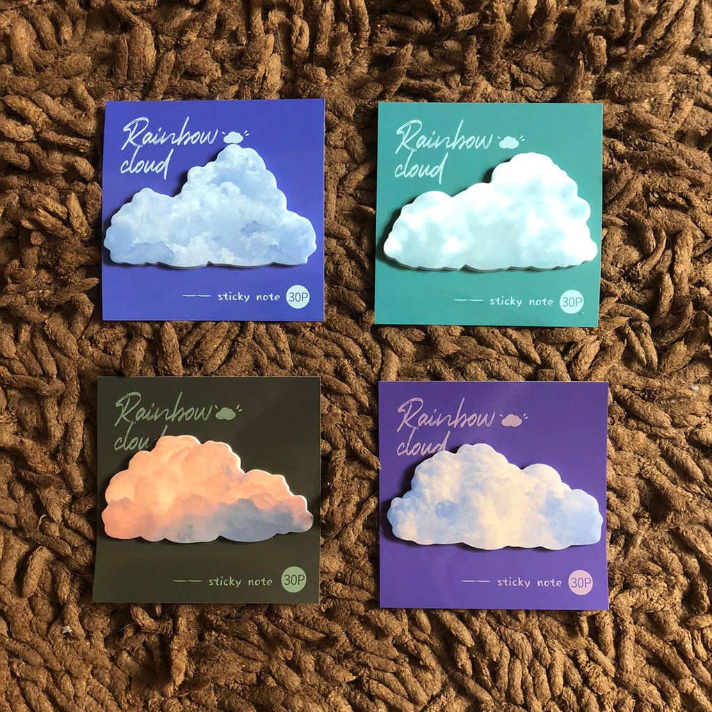 Rainbow Cloud Sticky Notes Shopee Singapore