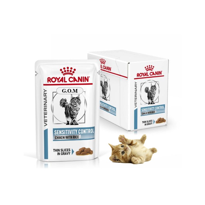 royal canin sensitive wet cat food chicken and rice
