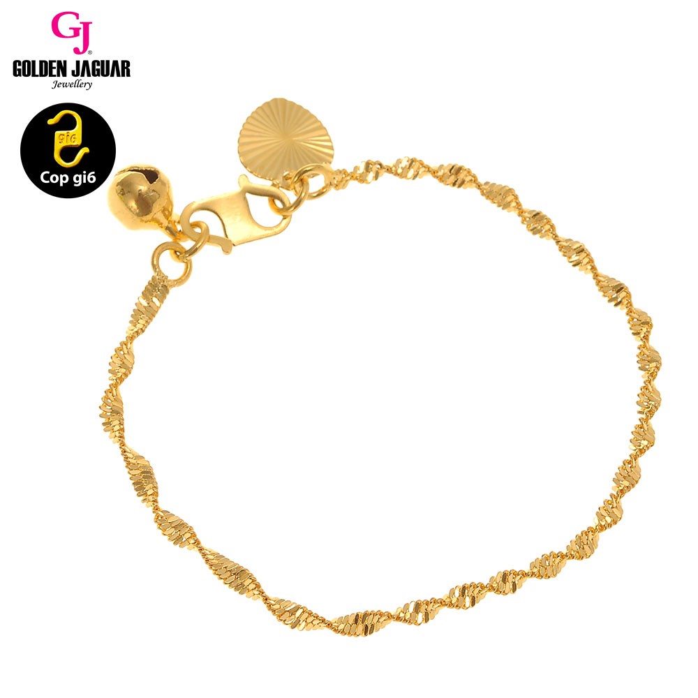 Shop Malaysia Gj Jewelry Gold Korean Gold Plated Bracelet Feather Crazy Bracelet Sandpaper Board 1pc Shopee Singapore