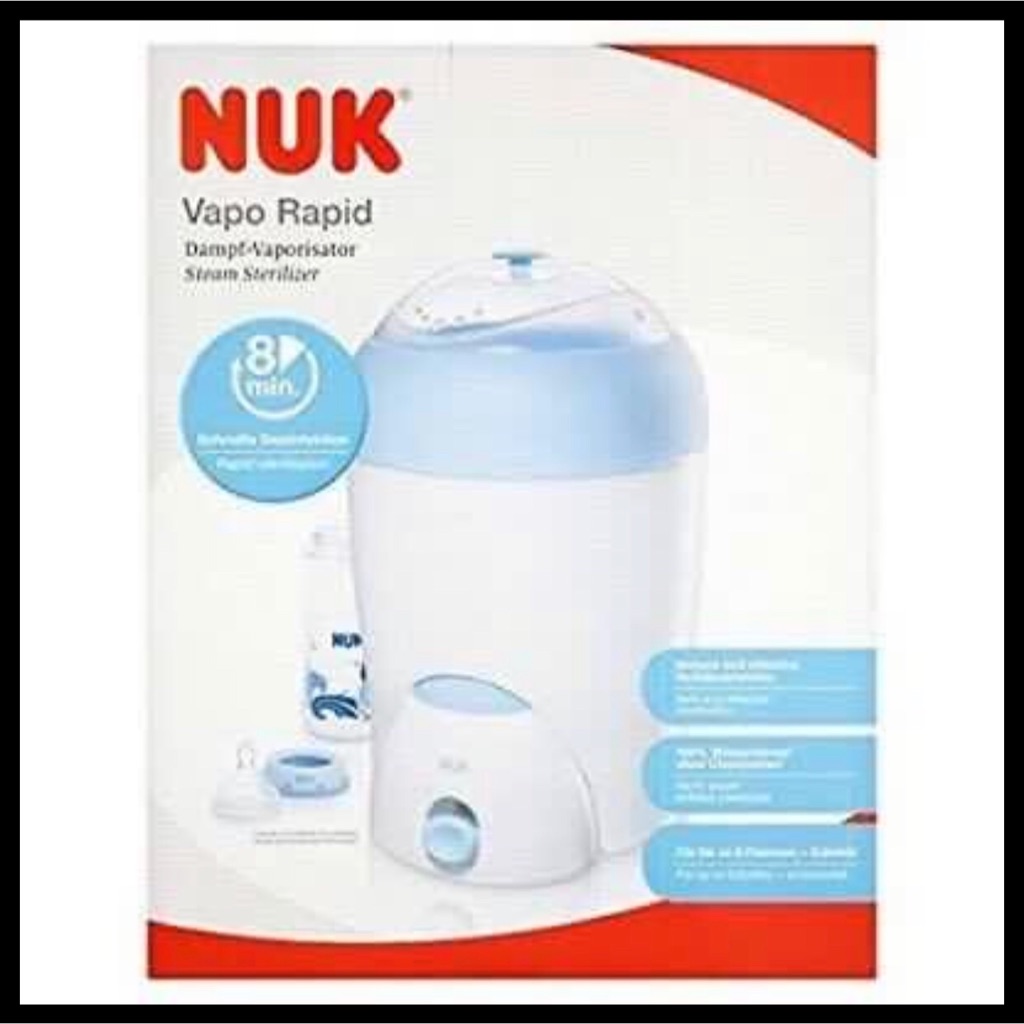 nuk bottles and steriliser