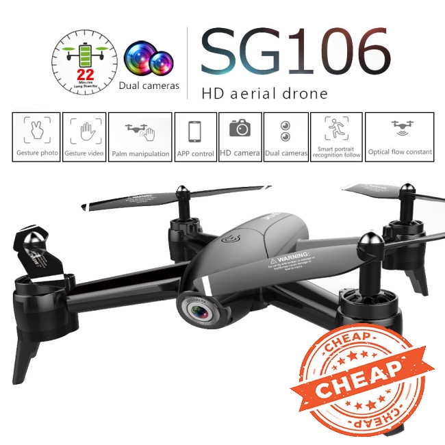 sg106 22mins flight rc drone