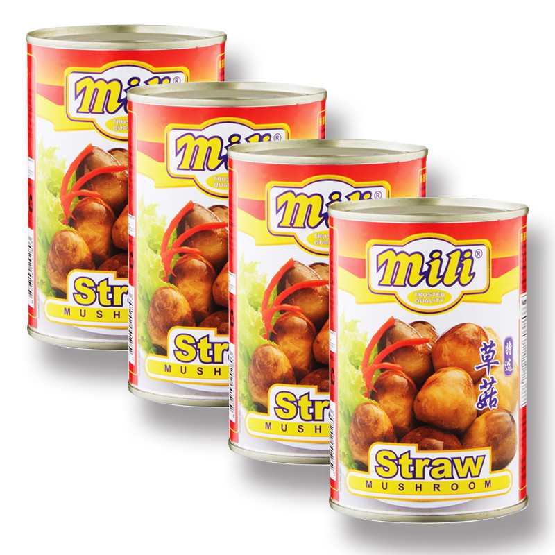 [4 cans] Mili Straw Mushrooms 425g | Shopee Singapore