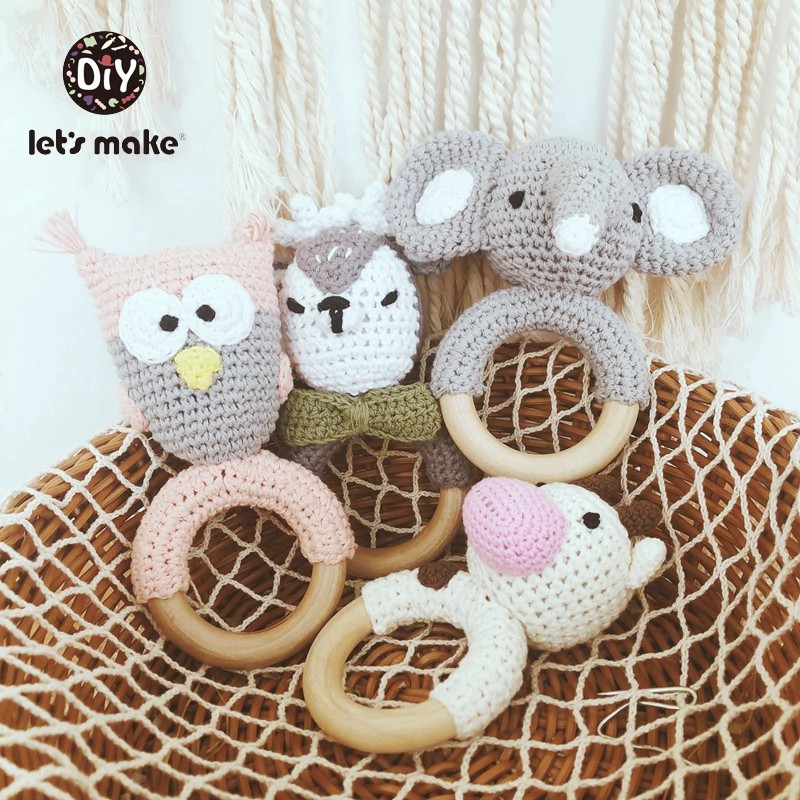 wooden newborn baby toys