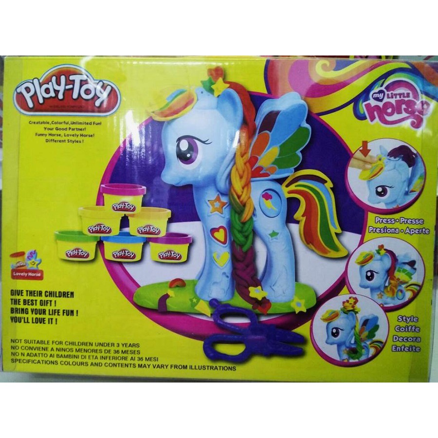 play doh horse