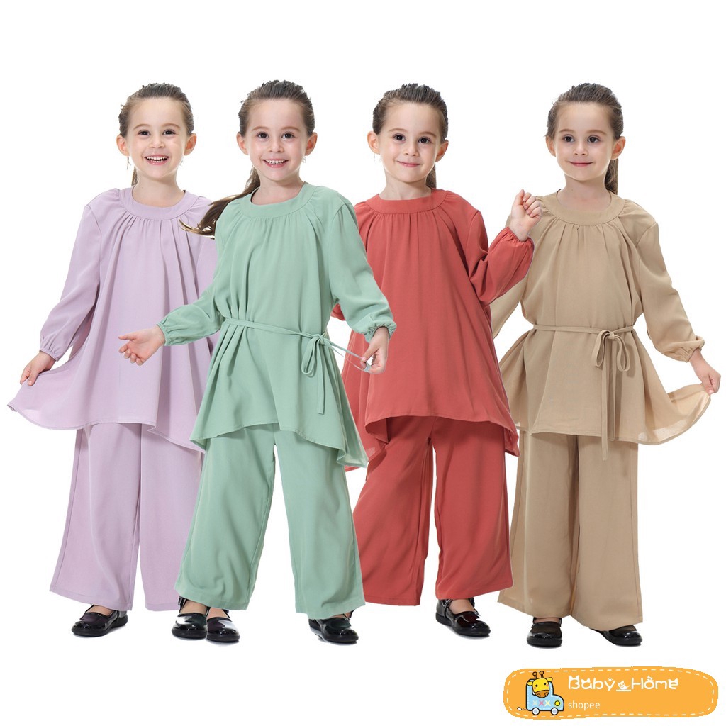  Baju  Raya Muslim Girl Long Dress LOVA STYLE Jubah Muslimah  