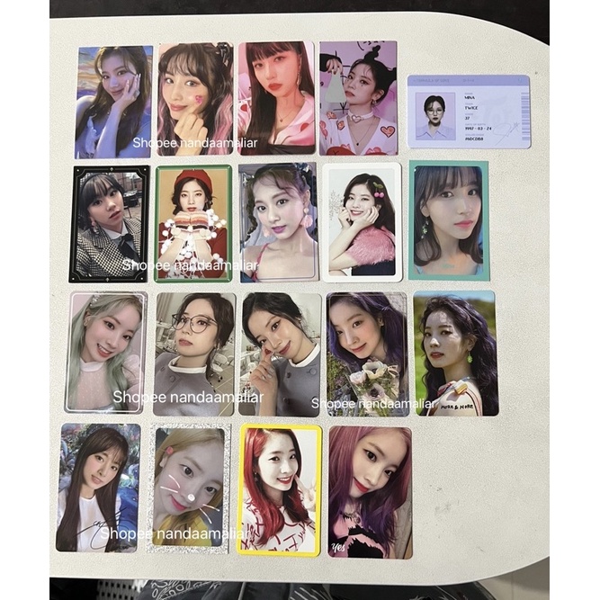 [READY] Photocard PC OFFICIAL TWICE SANA JEANS MOMO FOL PIGTAILS ...