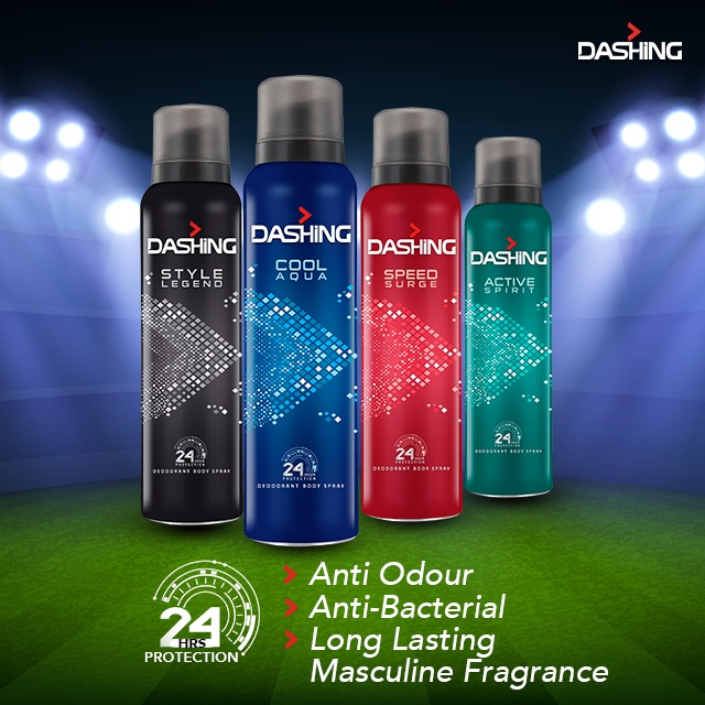 Ready Stok Malaysia Dashing Men Deodorant Spray 125ml Deo Body Spray Shopee Singapore