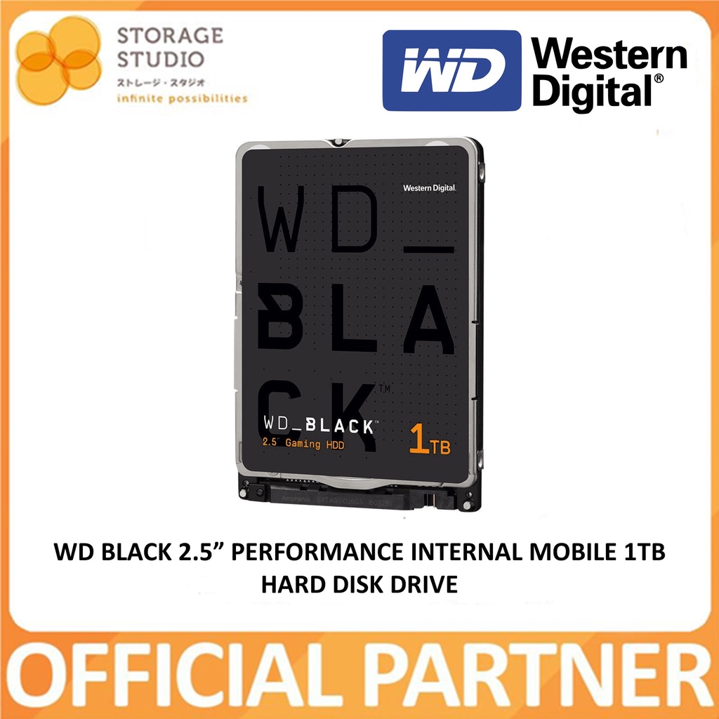 Wd Black 2 5 Performance Internal Mobile 1tb Hard Disk Drive 70 Rpm Singapore Local 5 Years Warranty Shopee Singapore