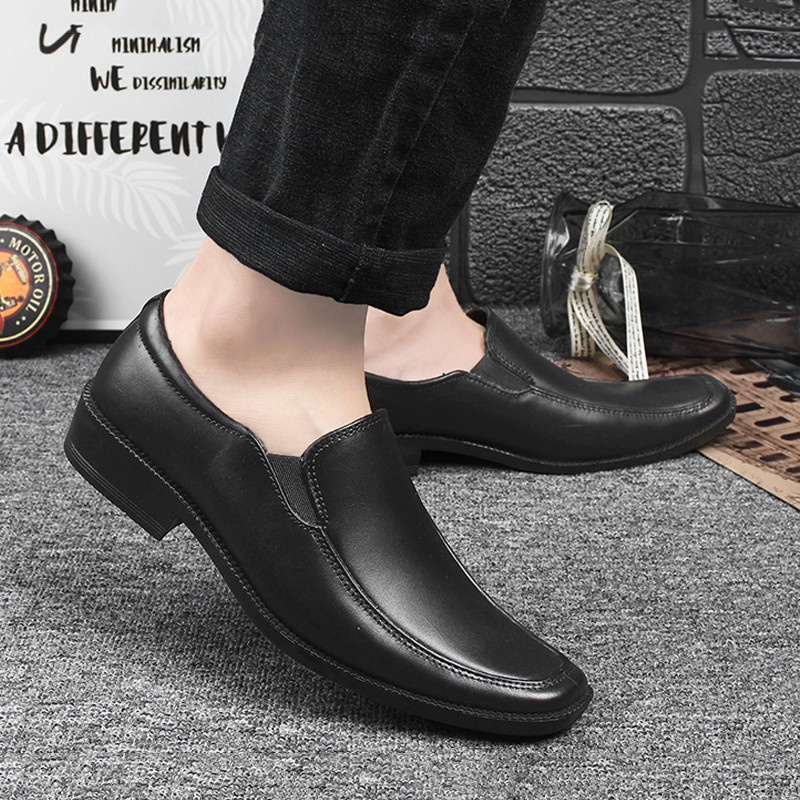 Shuta Black Shoes School Rubber shoes Men and women work shoes