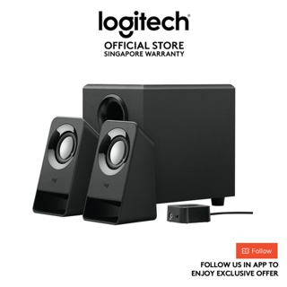 Logitech Z213 Compact 2.1 Stereo Speaker System - EBL