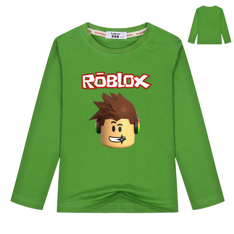 Spring Kid Boys Baby Roblox T Shirt Long Sleeve Children Cartoon Tee Costume Shopee Singapore - 2019 2019 kids roblox game print t shirt children spring clothing boys full sleeve o neck sweatshirts girls pullover coat clothes from wz666888