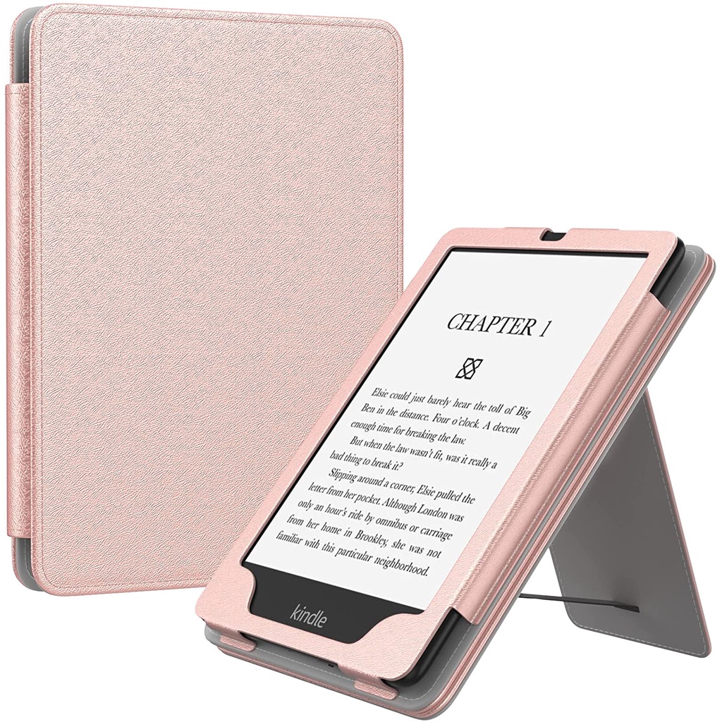 Only Fit KindlePaperwhite 10th Generation 2018, Rose Gold ACcolor The Thinnest and Lightest Leather Compatible All-New Kindle Paperwhite 10th Generation, Kindle Paperwhite Case 2018 