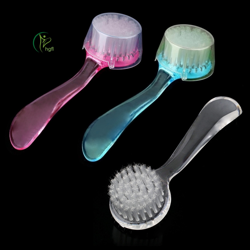 HYP Soft Bristle Facial Brush Scrub Exfoliating Face Skin Care Cleaning Wash Brushes @SG