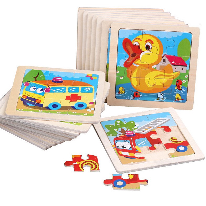 [NEW ARRIVAL] Wooden puzzle early educational toys for kids, children days gift pack
