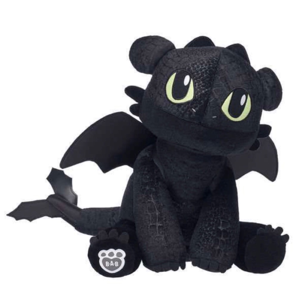 toothless plush pillow