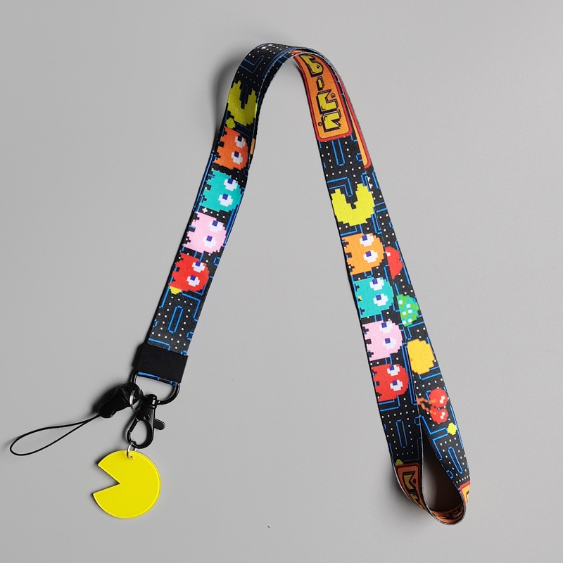 【Ready Stock】Pacman cartoon Lanyard Keys Phone Holder Funny Neck Strap With  Keyring ID Card DIY Animal Lanyard Hang Rope gifts | Shopee Singapore