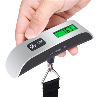 ”SG seller” travel inspira Luggage Scale 50KG Portable Digital Hanging Baggage Scale for Travel Suitcase Weight Scale wi