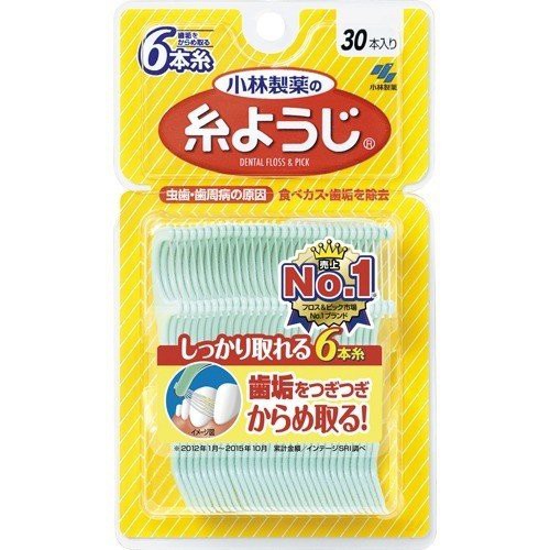 Kobayashi Pharmaceutical Dental floss (30 pieces)/Dental floss [Made In