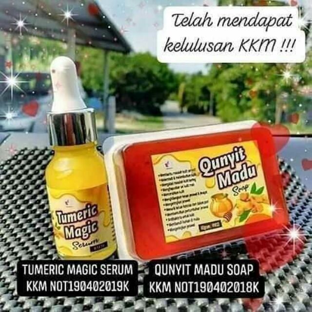 Kunyit Madu Soap Turmeric Magic Serum By Sme Shopee Singapore