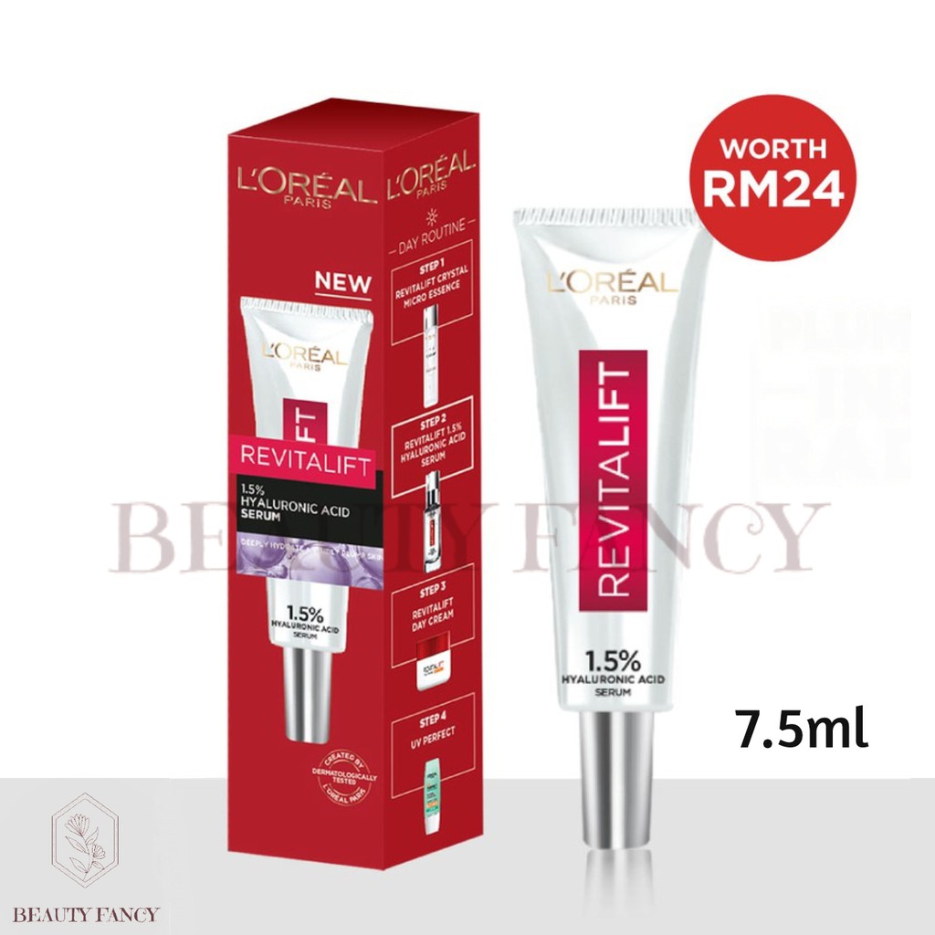 L Oreal Revitalift 1 5 Hyaluronic Acid Serum Loreal 7 5ml Shopee Singapore