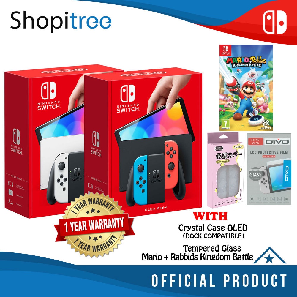 Nintendo Switch OLED Console + 1 Year Local Warranty by Singapore