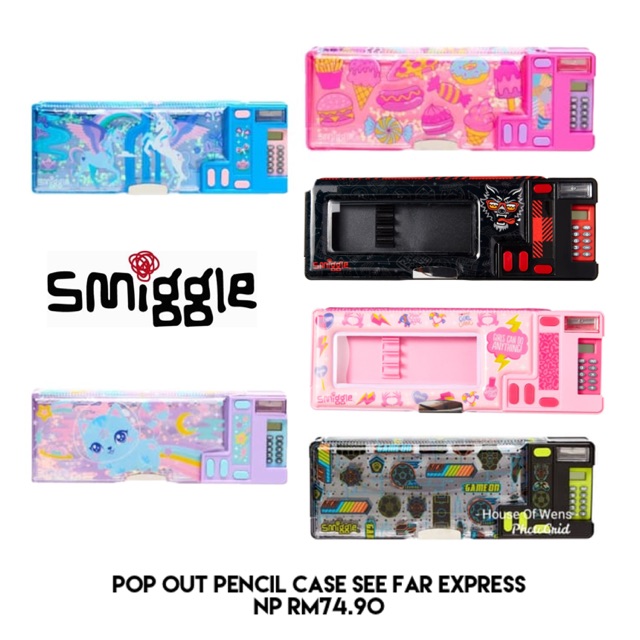 Smiggle Pencil Case Pop Out See Far Express Collection | Shopee Singapore