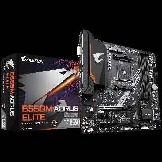 GIGABYTE B550M AORUS ELITE AMD B550 Ultra Durable Motherboard with Pure
