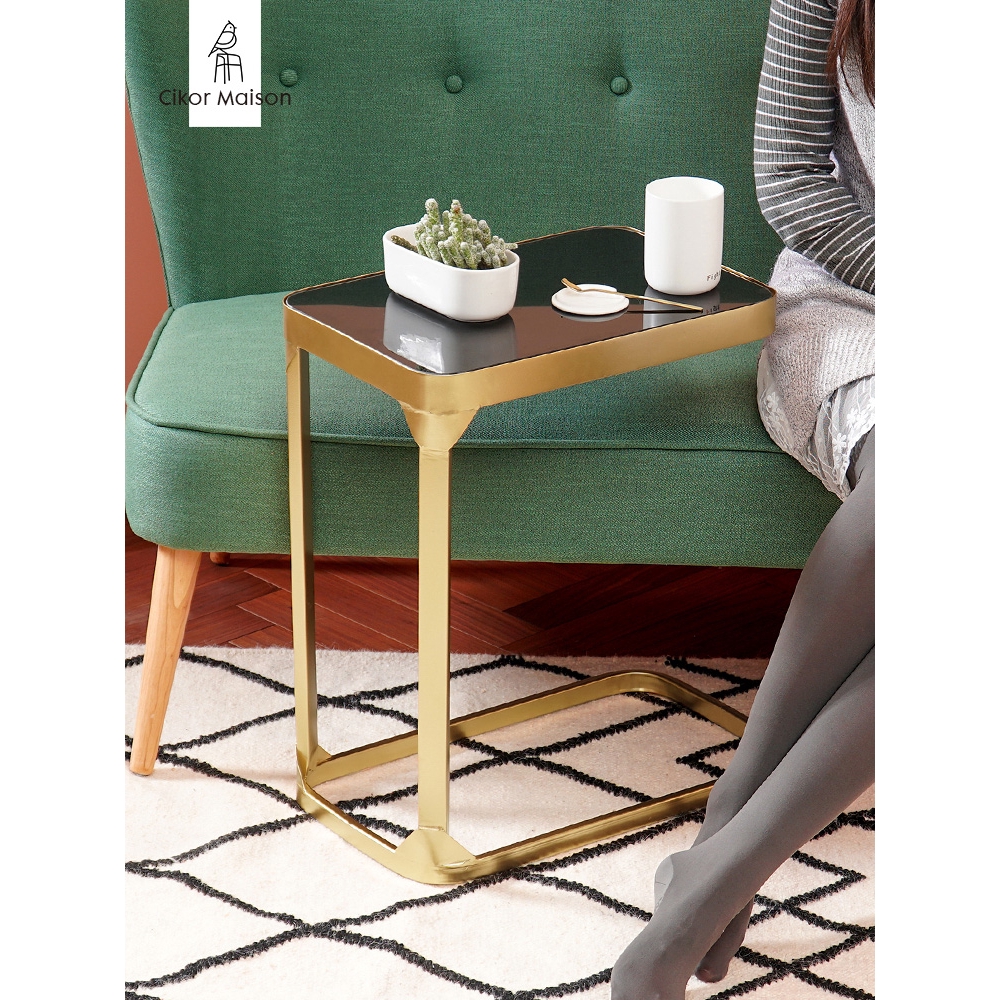 Iron Living Room Sofa Side Table Modern Simple Bedroom Bedside Table Mini Tea Table Bedside Table Corner Table Shopee Singapore