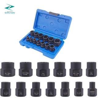 2019 new gh Quality 21/22/24/27mm Impact Socket 1/2 Square Drive Metric Sockets Wrench Air Tool 27mm