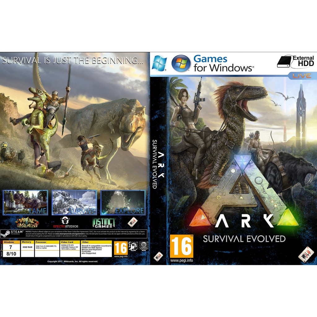 Ark Survival Evolved Pc Game Offline Pendrive Installation Shopee Singapore