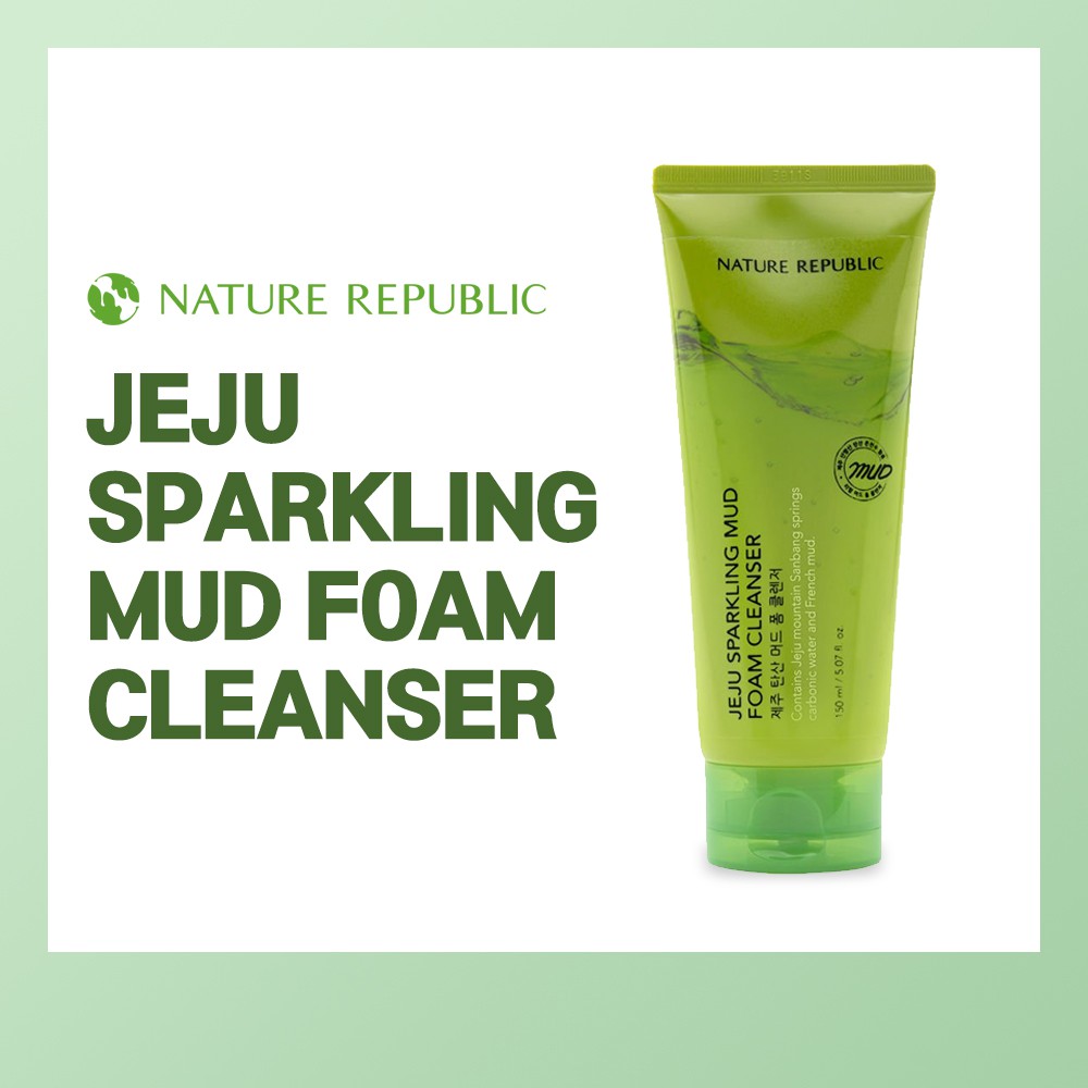 nature republic mud foam cleanser