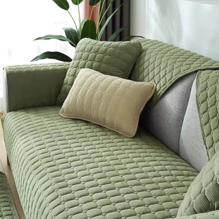 Skin-friendly plush sofa cushion thickened sofa cover sofa mat Universal 1/2/3/4/seater & L shape Nordic simple corduroy sofa