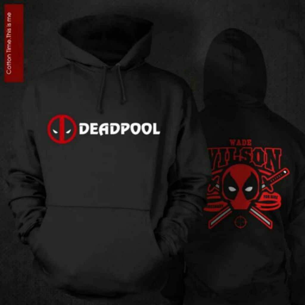 deadpool pullover hoodie
