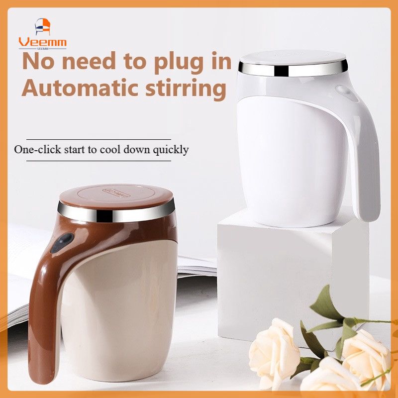 【Fast Delivery】 Automatic Stirring Cup Lazy Electric Stainless Steel