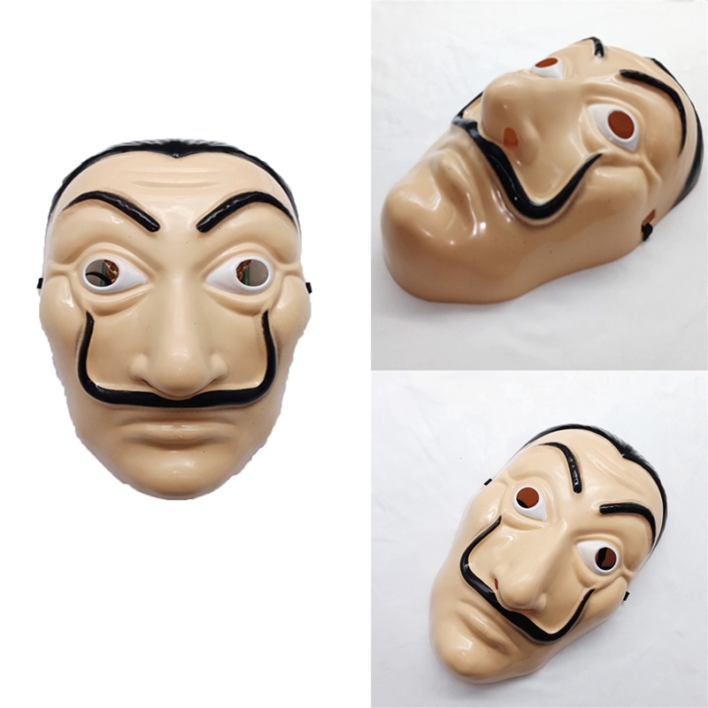 Salvador Dali Money Heist The House Of Paper La Casa De Papel Adult Cosplay Mask Shopee Singapore - money heist roblox mask