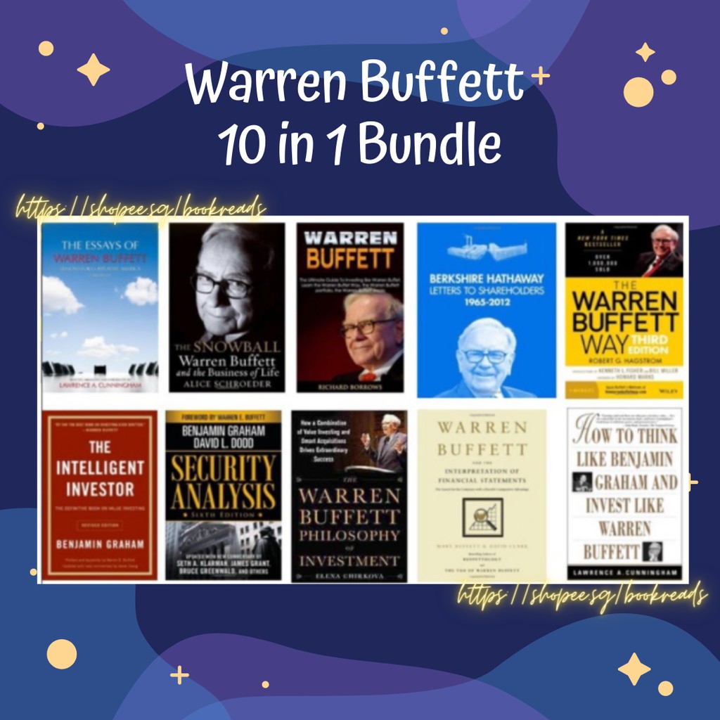 Warren Buffett 10 In 1 Bundle Soft Copy Pdf Format Shopee Singapore