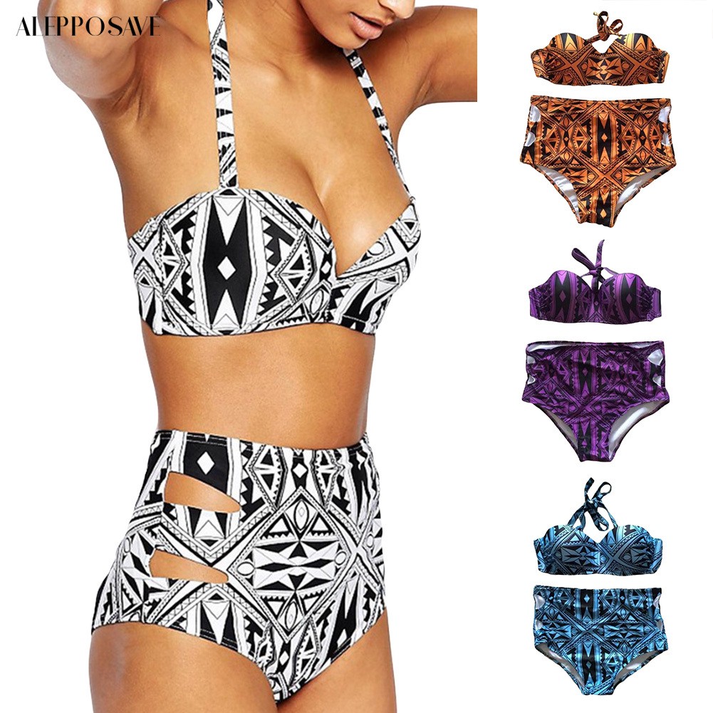 cheap high waisted bikini sets