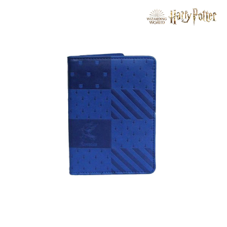 Harry Potter Ravenclaw Pattern Passport Holder Cover 13.7cm. Licensed & Authentic Harry Potter Passport Cover.