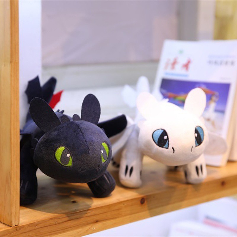 toothless and light fury plush