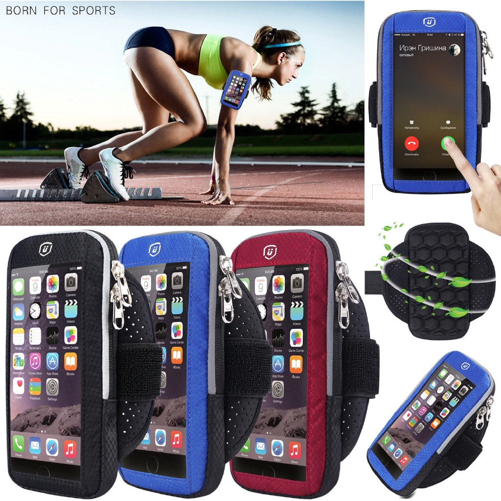 Gym Running Jogging Sports Iphone Android armband Holder waterproof touchscreen