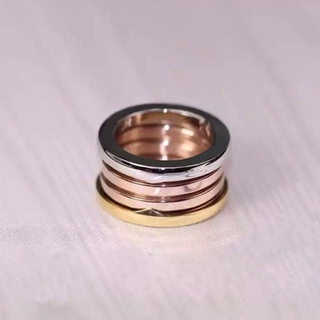 Couple Titanium Steel Bvlgari Zero Rings Shopee Singapore