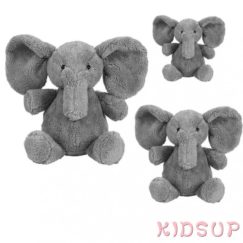 plush elephant pillow toy