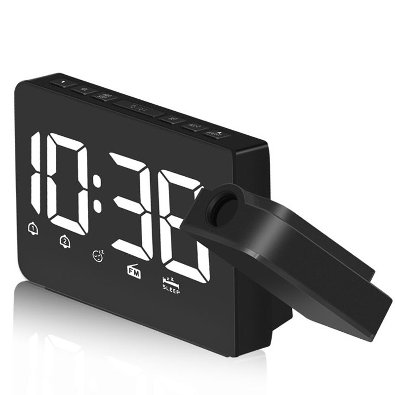 Projection Alarm Clock Radio Fm Radio Alarm Clock With Dimmer