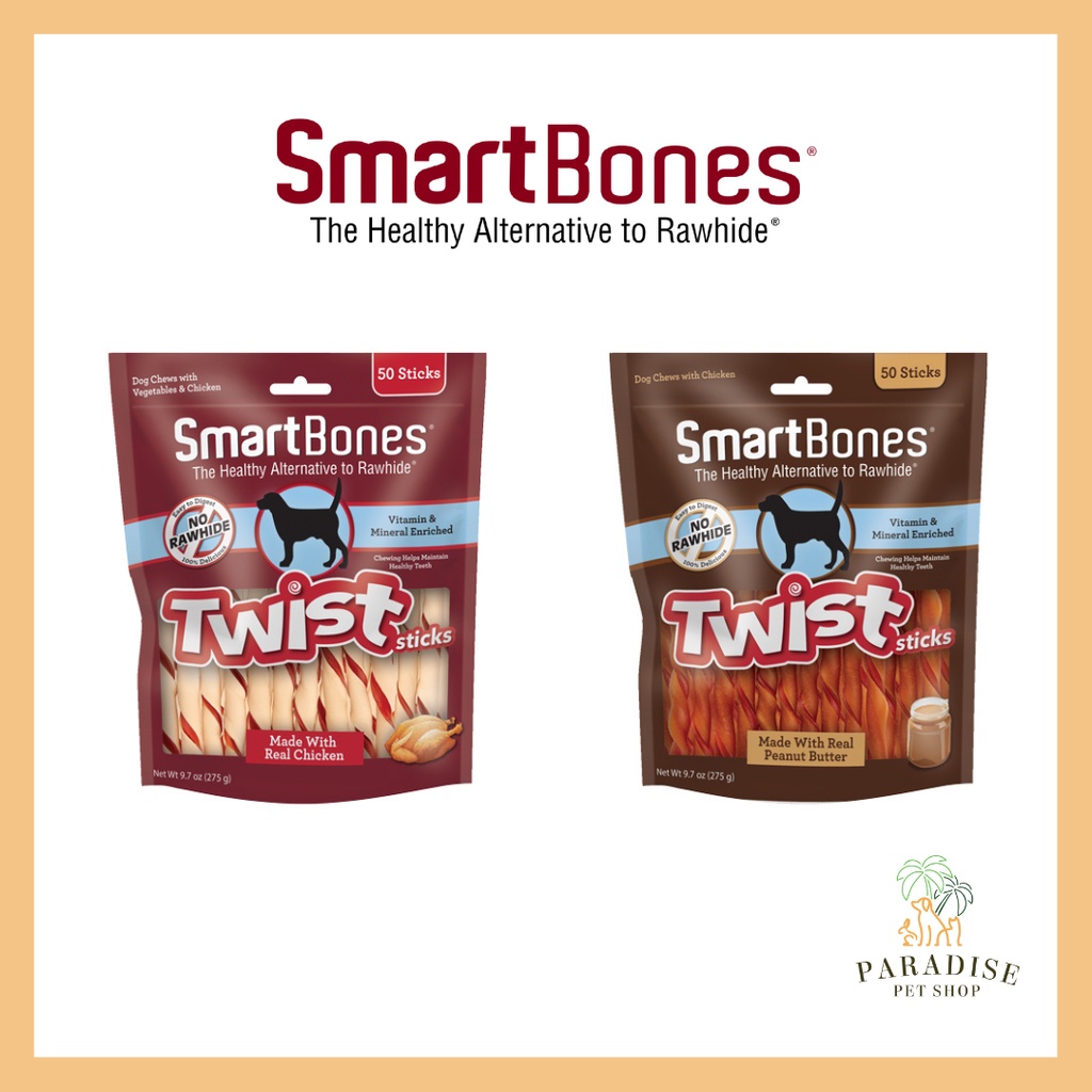 SmartBones Smart Twist Sticks (50 sticks) Shopee Singapore