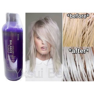 100ml No Yellow Blonde Hair Shampoo Anti Brass Off Purple Shampoo Ulta Beauty Care Shiny Hair Color Dyed Treatment Shopee Singapore