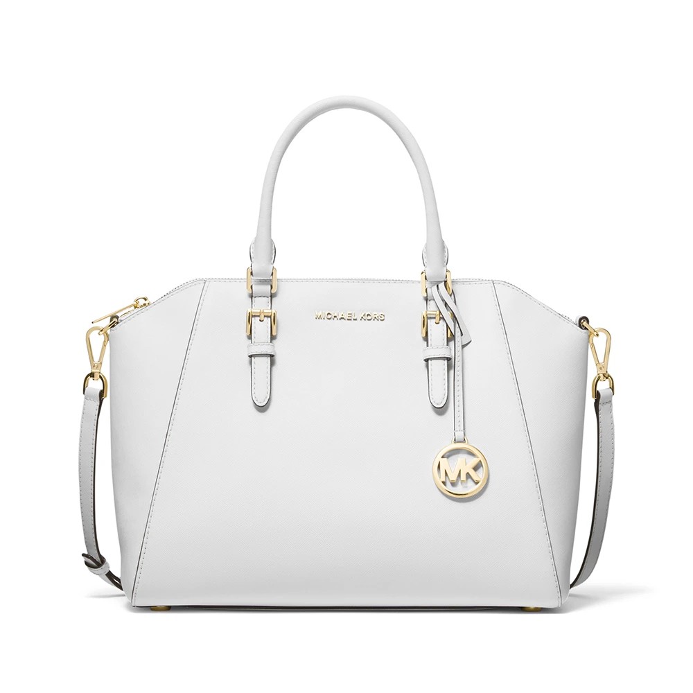 michael kors ciara saffiano leather satchel