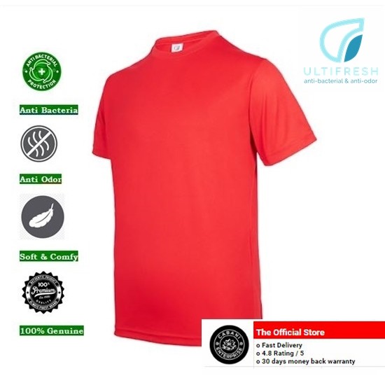 Unisex Polo T Shirt Udf01 Ultifresh Anti Bacterial Anti Odor Performance Dri Fit Side Panel Crew Neck Tshirt Tees Shopee Singapore - roblox anti odor